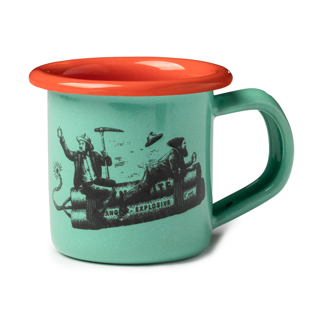 Turquoise Miner's Short Mug