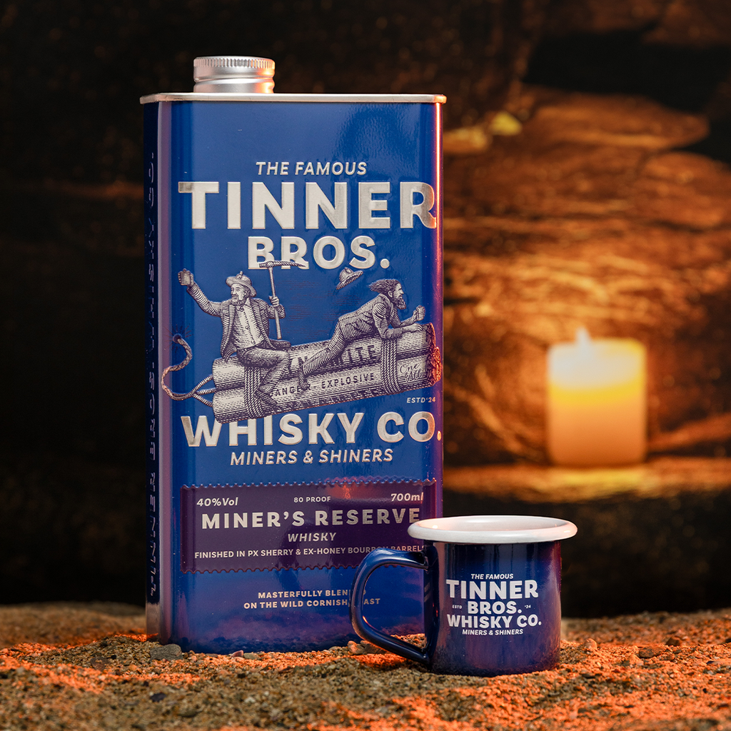 Midnight Blue Miner's Short Mug