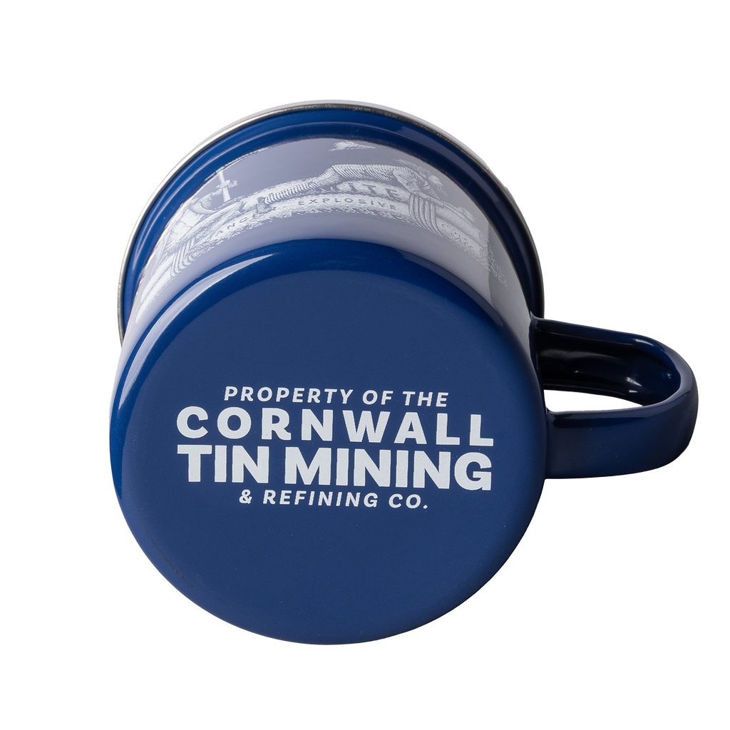 Midnight Blue Miner's Mug